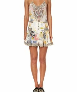 Camilla EBoutique (US) BUTTON DOWN FRILL SKIRT BRITAIN BOUQUET