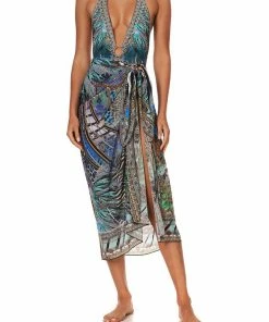 Camilla EBoutique (US) LONG SARONG ANIMAL ARMY