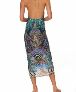 Camilla EBoutique (US) LONG SARONG ANIMAL ARMY