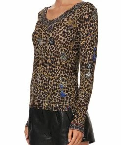 Camilla EBoutique (US) Up To 30% Off LONG SLEEVE FITTED TOP POETIC ANARCHY