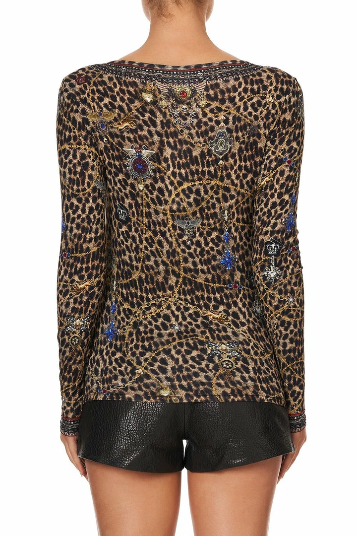 Camilla EBoutique (US) Up To 30% Off LONG SLEEVE FITTED TOP POETIC ANARCHY