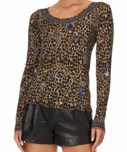 Camilla EBoutique (US) Up To 30% Off LONG SLEEVE FITTED TOP POETIC ANARCHY