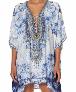 Camilla EBoutique (US) SHORT LACE UP KAFTAN HIGH TEA