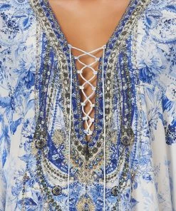 Camilla EBoutique (US) SHORT LACE UP KAFTAN HIGH TEA