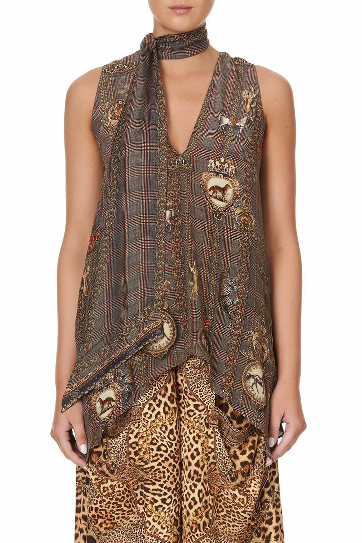 Camilla EBoutique (US) Up To 30% Off HANDKERCHIEF HEM TOP LADY LODGE