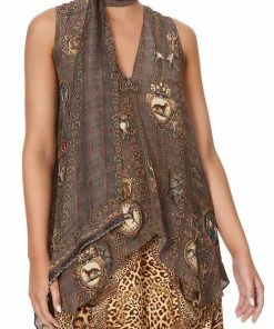 Camilla EBoutique (US) Up To 30% Off HANDKERCHIEF HEM TOP LADY LODGE