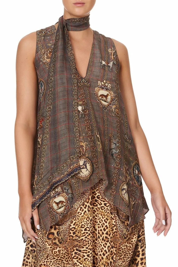 Camilla EBoutique (US) Up To 30% Off HANDKERCHIEF HEM TOP LADY LODGE