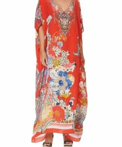Camilla EBoutique (US) V-NECK KAFTAN PAISLEY IN PATCHES