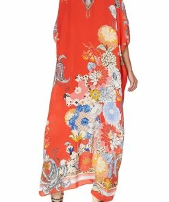 Camilla EBoutique (US) V-NECK KAFTAN PAISLEY IN PATCHES