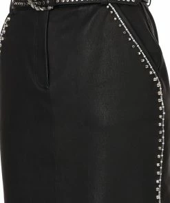 Camilla EBoutique (US) BELTED LEATHER SKIRT LEATHER Sale Clothing