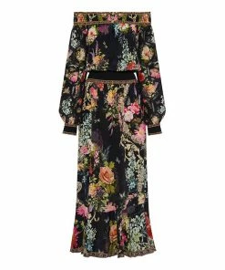 Camilla EBoutique (US) OFF SHOULDER SHIRRED DRESS HAMPTON HIVE Up To 30% Off