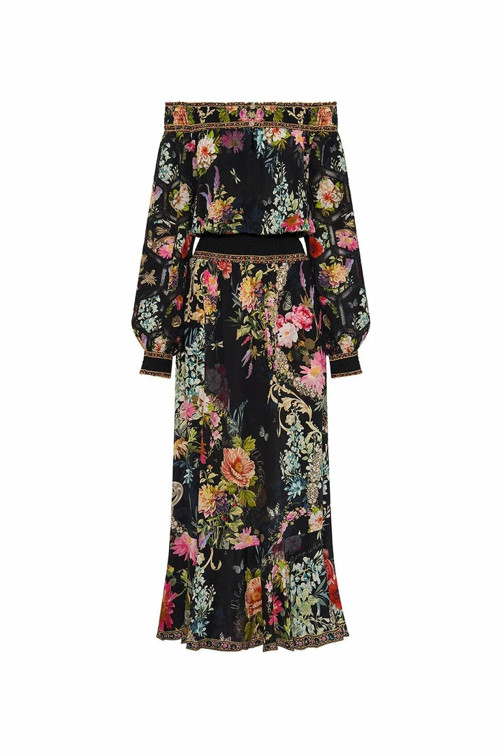 Camilla EBoutique (US) OFF SHOULDER SHIRRED DRESS HAMPTON HIVE Up To 30% Off