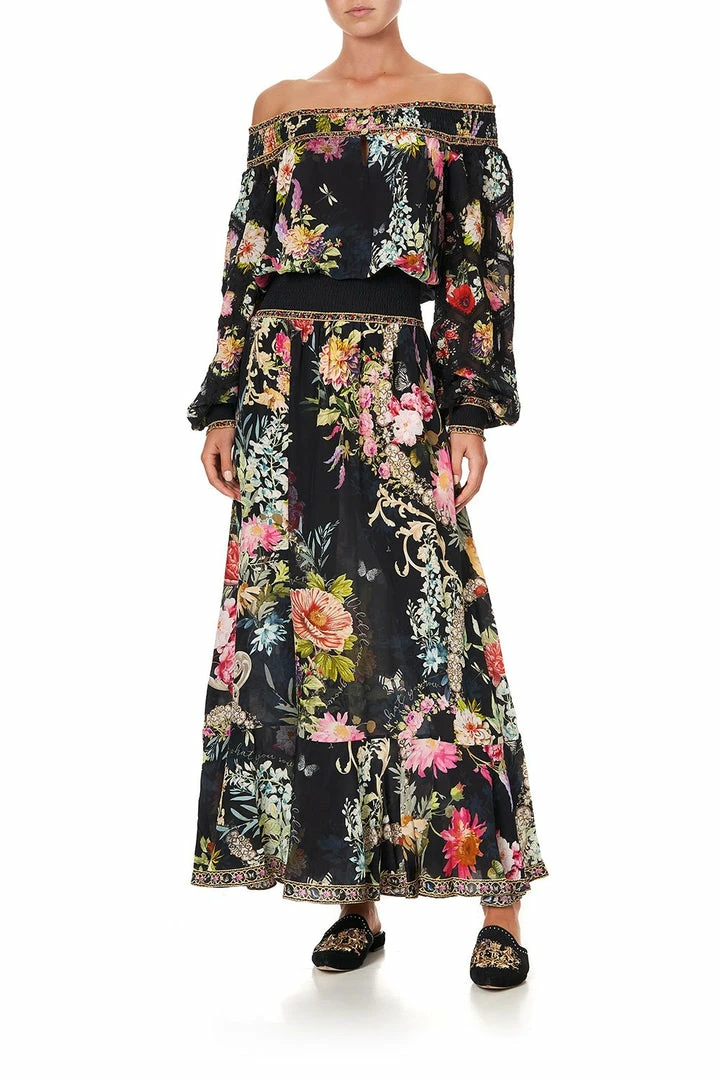 Camilla EBoutique (US) OFF SHOULDER SHIRRED DRESS HAMPTON HIVE Up To 30% Off