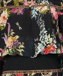 Camilla EBoutique (US) OFF SHOULDER SHIRRED DRESS HAMPTON HIVE Up To 30% Off