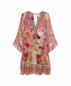 Camilla EBoutique (US) LAYERED FRILL SHORT DRESS PATCHWORK HEART Up To 30% Off