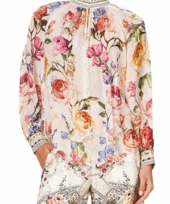 Camilla EBoutique (US) RAGLAN BUTTON UP SHIRT SEW IN LOVE Sale Clothing