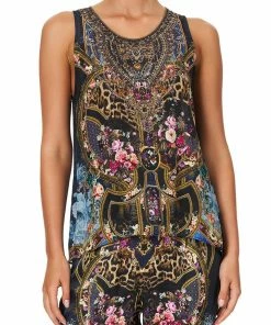 Camilla EBoutique (US) BUTTON BACK TOP FIELDS OF TREASURE Up To 30% Off