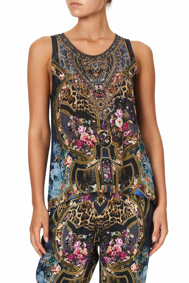 Camilla EBoutique (US) BUTTON BACK TOP FIELDS OF TREASURE Up To 30% Off