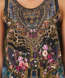 Camilla EBoutique (US) BUTTON BACK TOP FIELDS OF TREASURE Up To 30% Off