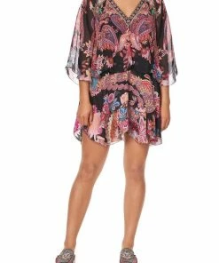 Camilla EBoutique (US) LAYERED FRILL SHORT DRESS SWINGING SIXTIES