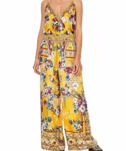 Camilla EBoutique (US) STRAIGHT LEG PANT CROWNED ROSES Sale Clothing