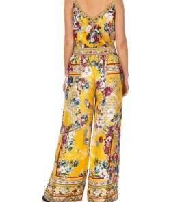 Camilla EBoutique (US) STRAIGHT LEG PANT CROWNED ROSES Sale Clothing