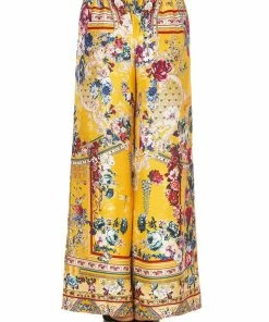 Camilla EBoutique (US) STRAIGHT LEG PANT CROWNED ROSES Sale Clothing