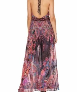 Camilla EBoutique (US) Sale Clothing TIE NECK HALTER JUMPSUIT SWINGING SIXTIES