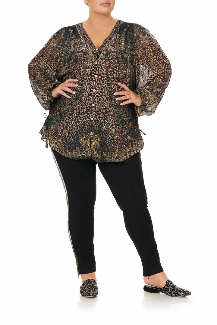 Camilla EBoutique (US) Sale Clothing LACE UP SIDE BLOUSE ABINGDON PALACE