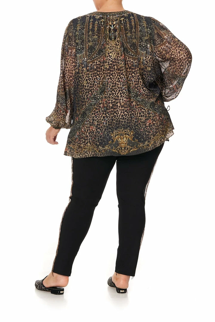 Camilla EBoutique (US) Sale Clothing LACE UP SIDE BLOUSE ABINGDON PALACE