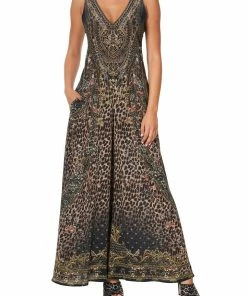 Camilla EBoutique (US) V NECK FLARED JUMPSUIT ABINGDON PALACE Up To 30% Off