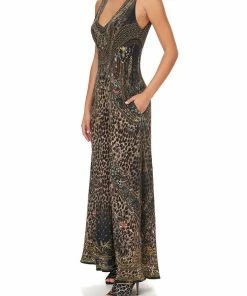 Camilla EBoutique (US) V NECK FLARED JUMPSUIT ABINGDON PALACE Up To 30% Off