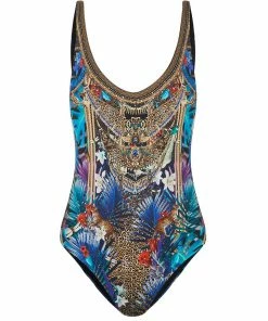 Camilla EBoutique (US) LOW SCOOP ONE PIECE RAINBOW ROOM Up To 40% Off