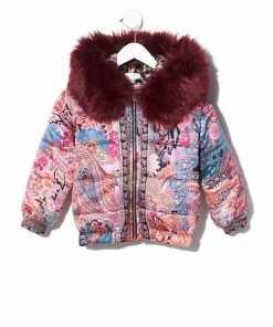 Camilla EBoutique (US) KIDS REVERSIBLE PUFFER WITH REMOVABLE FUR 12-14 MAYFAIR MARY