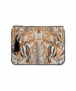 Camilla EBoutique (US) SMALL CANVAS CLUTCH GATES OF GLORY Up To 30% Off