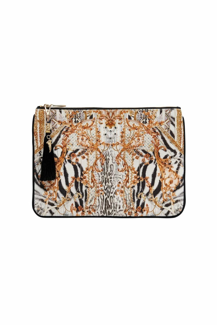 Camilla EBoutique (US) SMALL CANVAS CLUTCH GATES OF GLORY Up To 30% Off