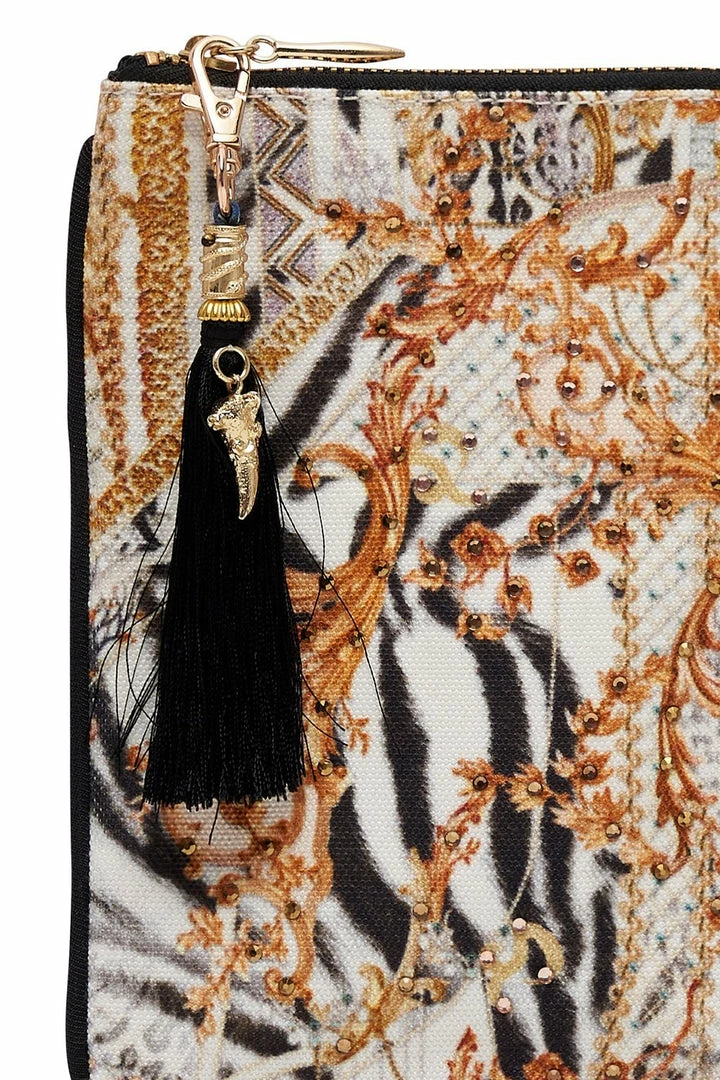 Camilla EBoutique (US) SMALL CANVAS CLUTCH GATES OF GLORY Up To 30% Off