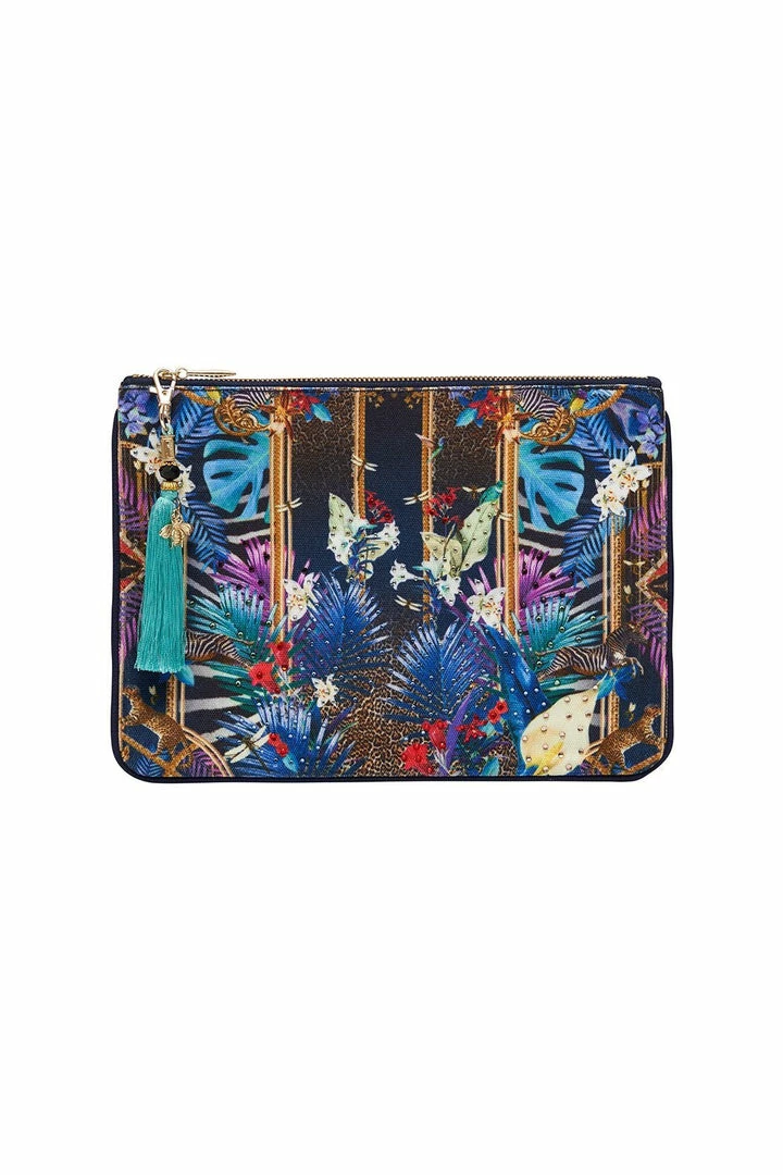 Camilla EBoutique (US) Up To 30% Off SMALL CANVAS CLUTCH RAINBOW ROOM