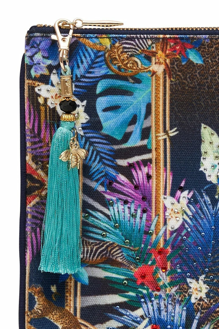 Camilla EBoutique (US) Up To 30% Off SMALL CANVAS CLUTCH RAINBOW ROOM