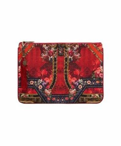 Camilla EBoutique (US) SMALL CANVAS CLUTCH STORIES OF A STATION Up To 30% Off