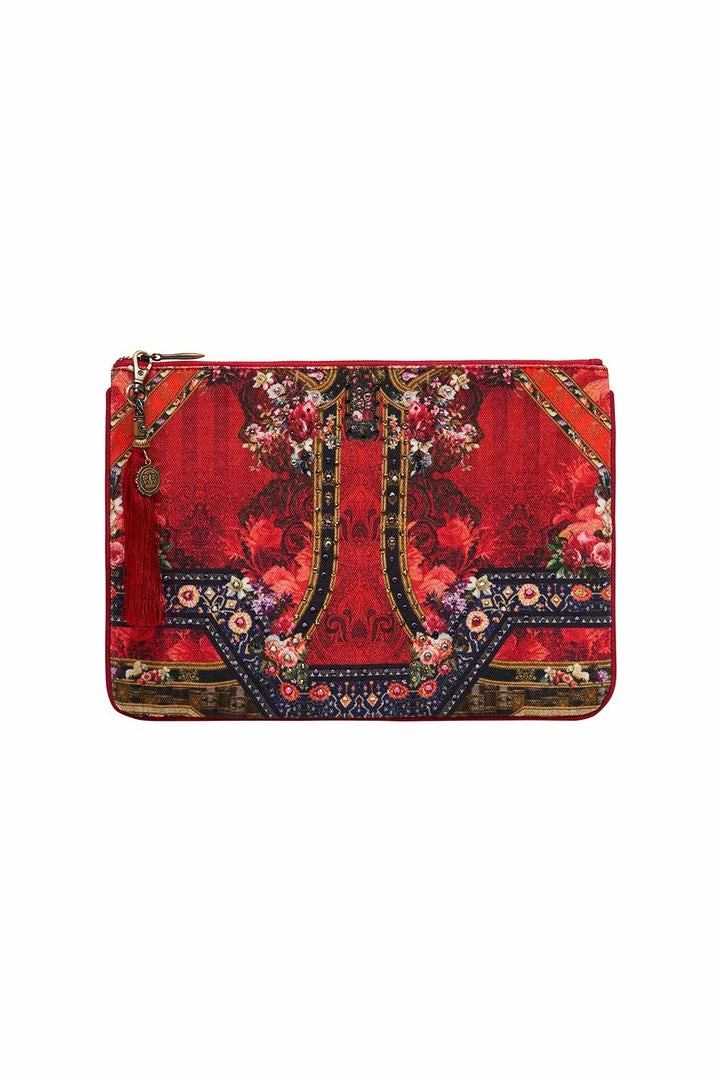 Camilla EBoutique (US) SMALL CANVAS CLUTCH STORIES OF A STATION Up To 30% Off