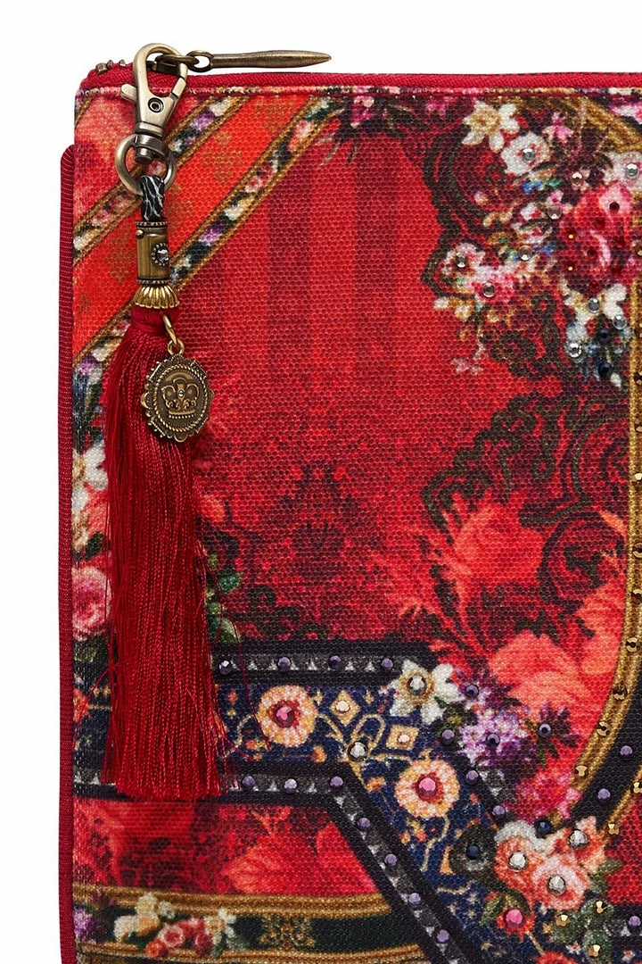 Camilla EBoutique (US) SMALL CANVAS CLUTCH STORIES OF A STATION Up To 30% Off