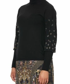 Camilla EBoutique (US) GATHERED CUFF FITTED KNIT ABINGDON PALACE