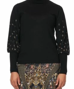 Camilla EBoutique (US) GATHERED CUFF FITTED KNIT ABINGDON PALACE