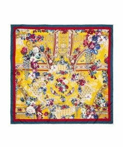 Camilla EBoutique (US) Up To 30% Off LARGE SQUARE SCARF CROWNED ROSES