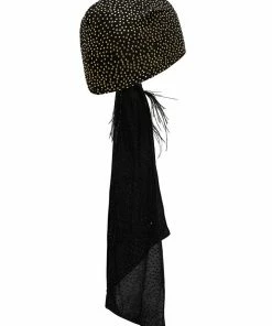 Camilla EBoutique (US) SIDE HEAD SCARF SOLID BLACK Up To 30% Off