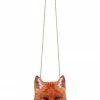 Camilla EBoutique (US) FOX BEADED BAG WITH CHAIN PATCHWORK HEART Sale Accessories