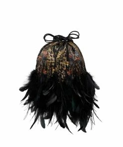 Camilla EBoutique (US) Up To 30% Off DRAWSTRING POUCH WITH FEATHERS ABINGDON PALACE