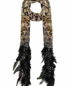 Camilla EBoutique (US) Up To 30% Off LONG BEADED AND FEATHERED SCARF ABINGDON PALACE
