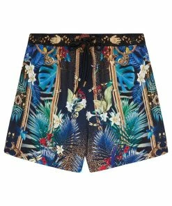 Camilla EBoutique (US) ELASTIC WAIST BOARDSHORT RAINBOW ROOM Up To 40% Off